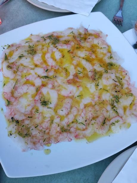 CARPACCIO DE GAMBAS
