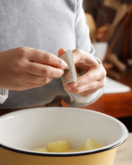 nuez moscada en pure de papa