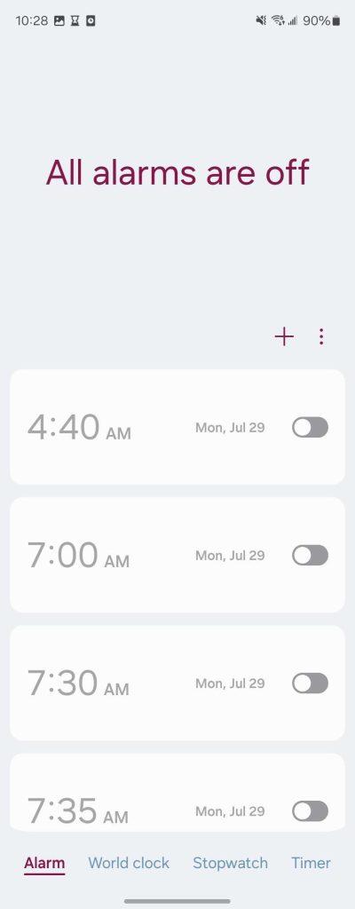 La actualización de Samsung Clock proporciona una vista previa de los widgets de One UI 7 La actualización de Samsung Clock proporciona una vista previa de los widgets de One UI 7