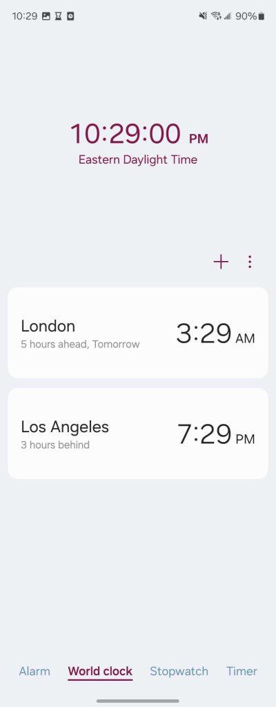 La actualización de Samsung Clock proporciona una vista previa de los widgets de One UI 7 La actualización de Samsung Clock proporciona una vista previa de los widgets de One UI 7