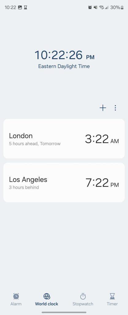 La actualización de Samsung Clock proporciona una vista previa de los widgets de One UI 7 La actualización de Samsung Clock proporciona una vista previa de los widgets de One UI 7