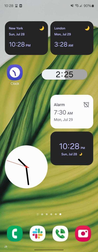 La actualización de Samsung Clock proporciona una vista previa de los widgets de One UI 7 La actualización de Samsung Clock proporciona una vista previa de los widgets de One UI 7