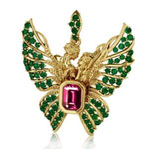 joyeria de lujo en oro estilo hada para damas