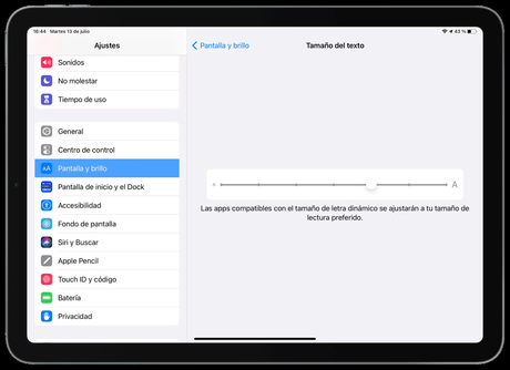 Así puedes cambiar el tamaño de la letra en tu iPhone o iPad
