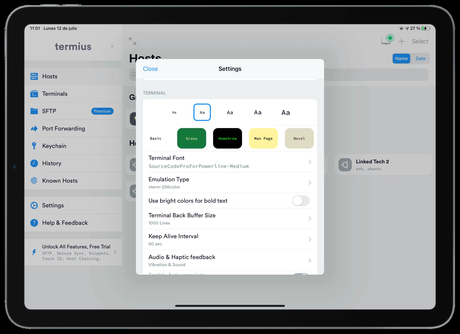 Termius: un cliente SSH directamente en tu iPhone o iPad Termius: un cliente SSH directamente en tu iPhone o iPad