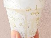 Macetas pintadas salpicado color