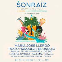 Cartel festival Sonraíz 2024 em Carcanuey