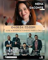Concierto de Nena Daconte y Diagnóstico Binario en La Barraca Municipal de Aspe