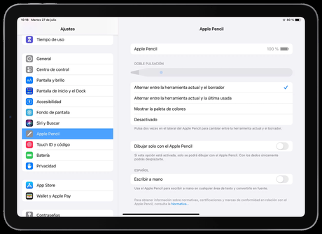 Cómo desactivar “escribir a mano” en el iPad aunque se use el Apple Pencil Cómo desactivar “escribir a mano” en el iPad aunque se use el Apple Pencil