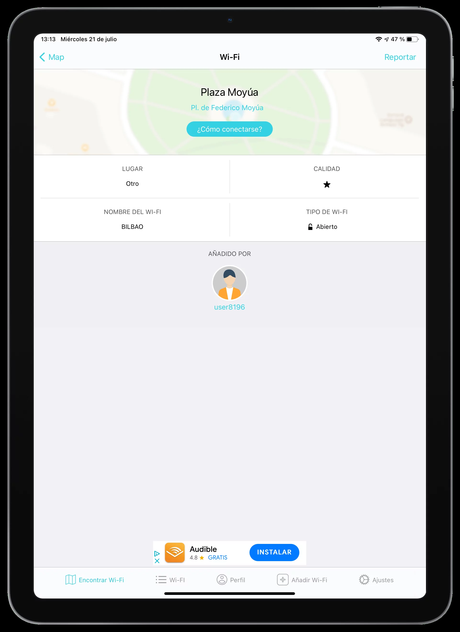 Instabridge: consigue Wi-Fi gratis en cualquier lugar Instabridge: consigue Wi-Fi gratis en cualquier lugar