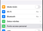 puedes compartir conexión Internet datos iPhone mediante