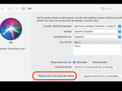 Cómo ocultar icono Siri barra menús