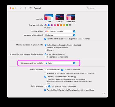 Cómo cambiar el navegador usado por defecto en macOS