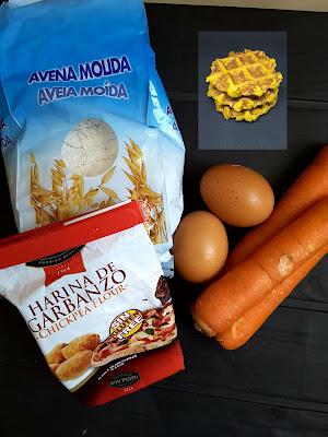 Gofre de zanahoria Gofre de zanahoria