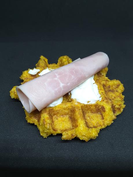 Gofre de zanahoria Gofre de zanahoria