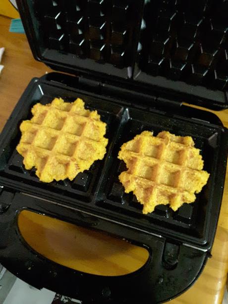 Gofre de zanahoria Gofre de zanahoria