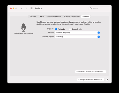 Cómo activar y usar la función de dictado en el Mac Cómo activar y usar la función de dictado en el Mac