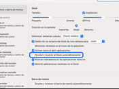 ¿Por Dock desaparece forma automática?