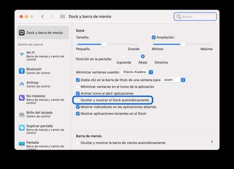 ¿Por qué el Dock de mi Mac desaparece de forma automática? ¿Por qué el Dock de mi Mac desaparece de forma automática?