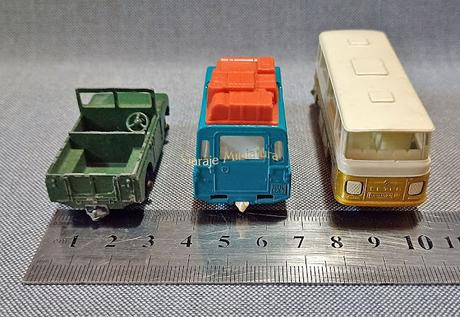 Land Rover Serie II, Land Rover Safari y Setra S80 piezas #12 de Matchbox