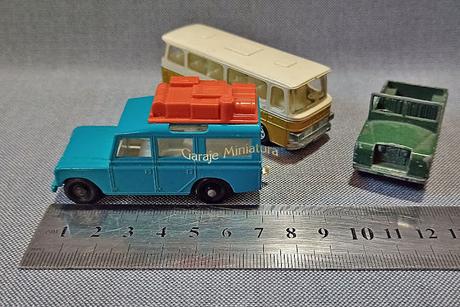 Land Rover Serie II, Land Rover Safari y Setra S80 piezas #12 de Matchbox