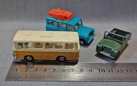 Land Rover Serie II, Land Rover Safari y Setra S80 piezas #12 de Matchbox
