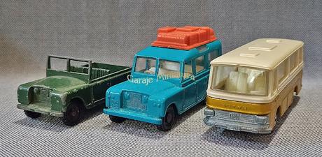 Land Rover Serie II, Land Rover Safari y Setra S80 piezas #12 de Matchbox