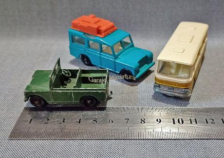 Land Rover Serie II, Land Rover Safari y Setra S80 piezas #12 de Matchbox