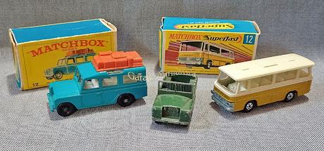Land Rover Serie II, Land Rover Safari y Setra S80 piezas #12 de Matchbox
