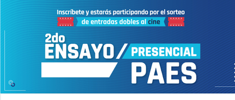 2° Ensayo PAES presencial de la Universidad Bernardo O'Higgins.