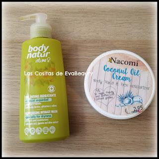 gel íntimo, Body Natur, aceite de coco, crema corporal, body, corporal, Nacomi, productos terminados, terminados, acabados, empties, belleza, beauty, blogger, blog de belleza, beautyblogger, microinfluencer, opinion, reseña, review, low cost