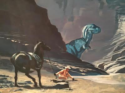 Un homenaje dinosauriano a Ray Harryhausen por Jamie Chase