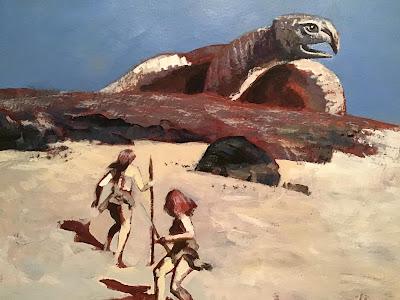 Un homenaje dinosauriano a Ray Harryhausen por Jamie Chase