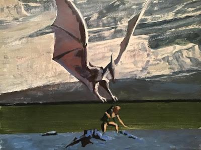 Un homenaje dinosauriano a Ray Harryhausen por Jamie Chase