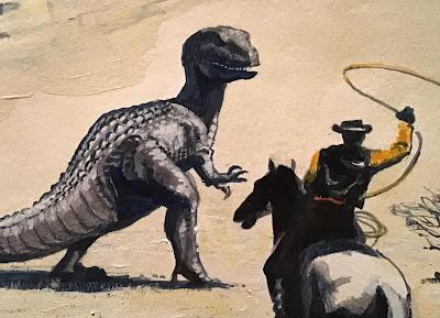 Un homenaje dinosauriano a Ray Harryhausen por Jamie Chase
