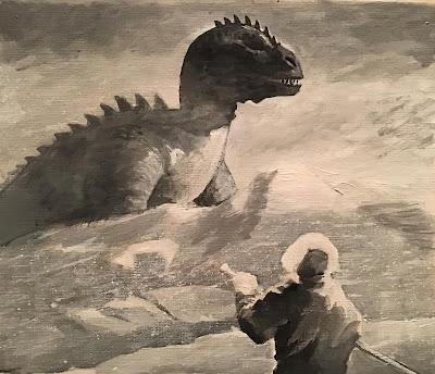Un homenaje dinosauriano a Ray Harryhausen por Jamie Chase