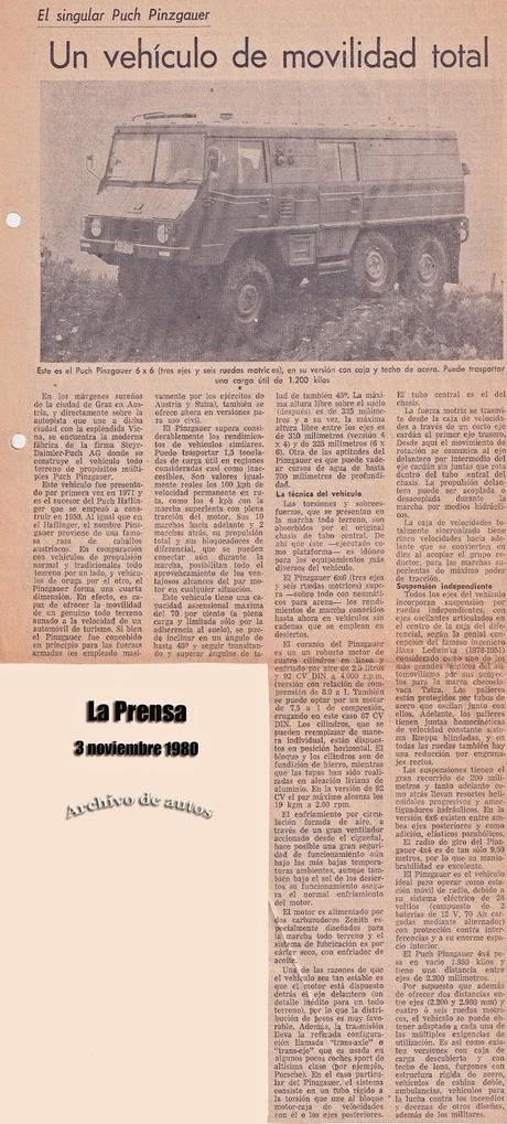 Puch Pinzgauer fabricado por Steyr-Daimler-Puch desde 1971 Puch Pinzgauer fabricado por Steyr-Daimler-Puch desde 1971