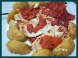 Pechugas en filetes al horno