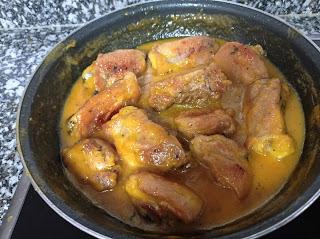 Pollo a la naranja
