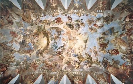 Bóveda con la Apoteosis de la Monarquía Española de Luca Giordano Bóveda con la Apoteosis de la Monarquía Española de Luca Giordano