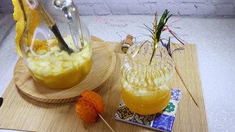 Sangría frutal de cava