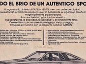 Datsun comercializado Argentina 1980