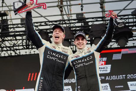 pic1-Victory Extended - Lynk & Co Cyan Racing Sweeps Double Wins at Uruguay