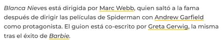 Blanca nieves pelicula 