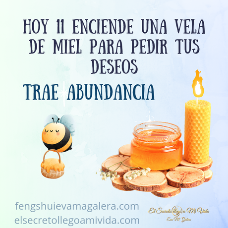 11 de Agosto Vela de miel 🐝🍯