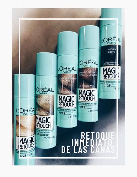 magic retouch loreal tintura  precio farmacity que es como se usa como queda rubio castaño oscuro claro negro