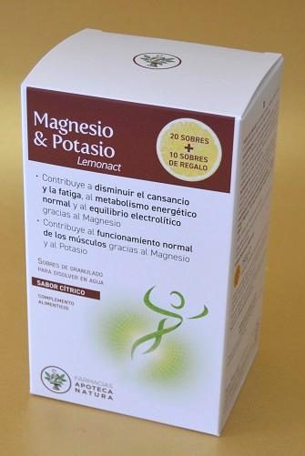 “Magnesio & Potasio Lemonact” de APOTECA NATURA - la reacción natural para activarnos en verano “Magnesio & Potasio Lemonact” de APOTECA NATURA - la reacción natural para activarnos en verano