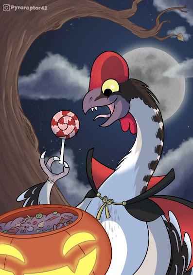 Reviviendo la fauna del pasado al estilo cartoon con Pyroraptor