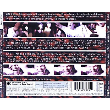 Legião Urbana - As Quatro Estações Ao Vivo (2004)