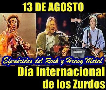 Efemérides del Rock y Heavy Metal: Qué pasó un 13 de Agosto